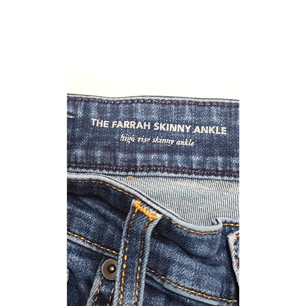 Adriano Goldschmied AG Farrah skinny ankle high rise jeans women's 28R - Picture 3 of 8